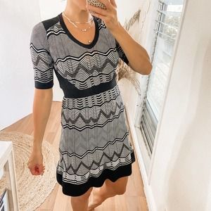 Missoni Chevron Striped Knit Swing Dress